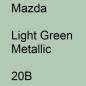 Preview: Mazda, Light Green Metallic, 20B.